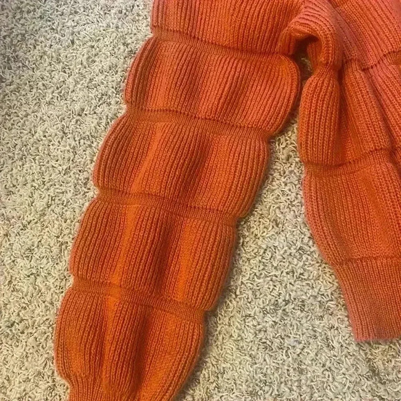 Pretty Garden Balloon Puff Sleeve Crew Neck Cozy Sweater - NWOT - Picture 5 of 12